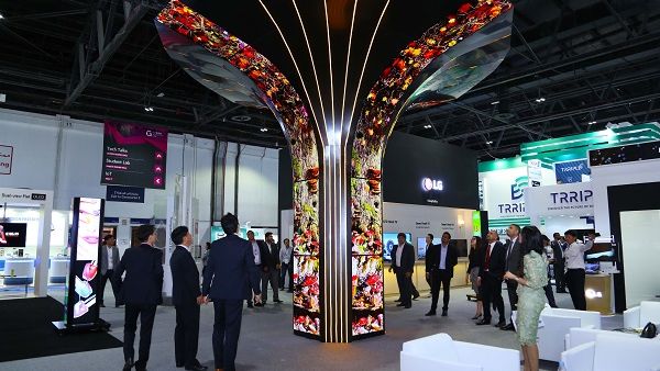 LG OLED Tree a the Gitex Techonoly Week