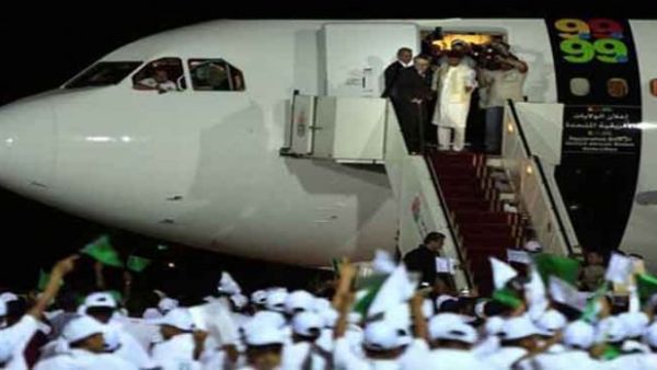 شركة الخرافي تحاول بيع طائرة القذافي في المزاد العلني