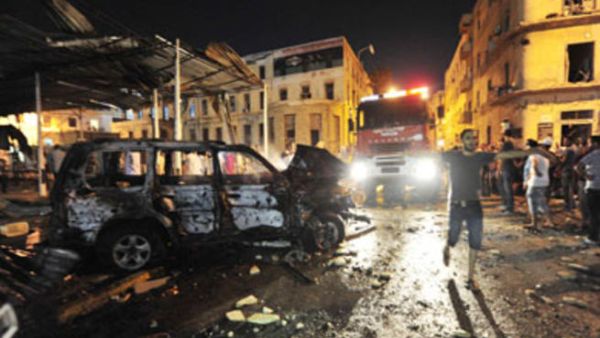 الانفجارين في بنغازي استهدفا مجمع نيابات ومحاكم شمال المدينة ومكتب المحامي العام
