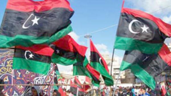 العلم الليبي مابعد فترة القذافي