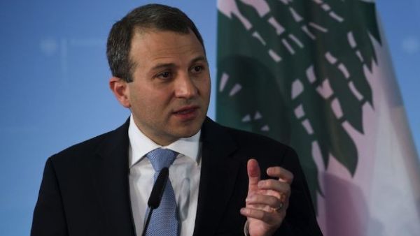Lebanese Foreign Minister Gebran Bassil speaks during a press conference in Berlin, on May 6, 2014 (AFP/John MacDougall)
