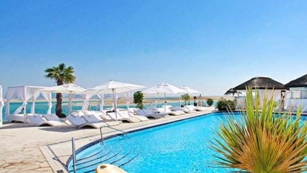 Currently, the island is being used as a beach club and events space. (Khaleej Times)