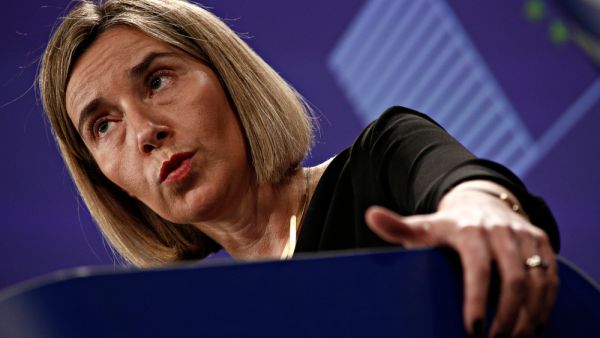 European Union's diplomatic chief Federica Mogherini is not mincing words when she says EU determined to preserve Iran nuclear deal. (Shutterstock/File Photo)