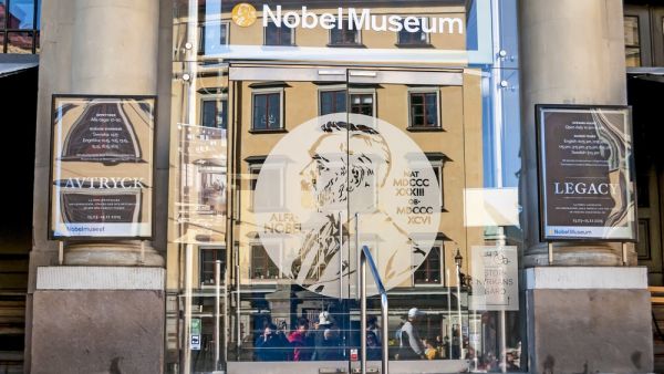 The main entrance to the Nobel Museum in central Stockholm  (Shutterstock/File Photo)