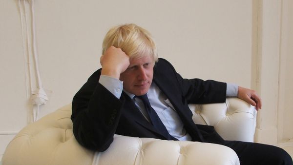 British Foreign Secretary Boris Johnson in reflective moment (Shutterstock/File Photo)