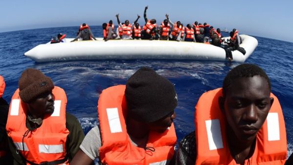 Thousands of Africans have been rescued from sinking vessels in the Mediterranean Sea in 2016. (AFP/File)