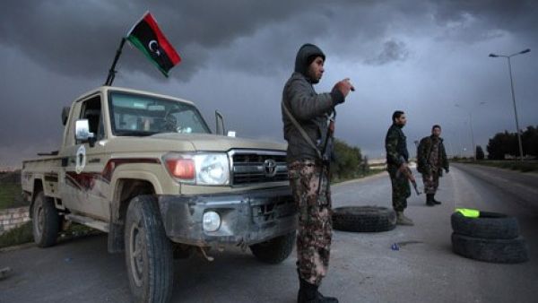Libyan forces fighting ISIS positions in the country. (AFP/ File Photo)