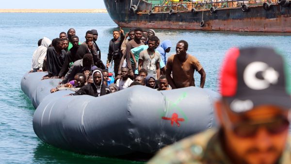 Thousands of vulnerable migrants - including women and children - are being held in detention centres across Libya. (AFP) 