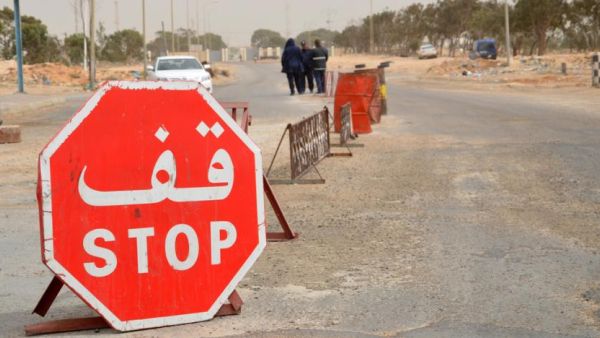 The Tunisian customs post at the Ras Jedir border crossing with Libya, south of the town of Ben Guerdane. (AFP/ File)