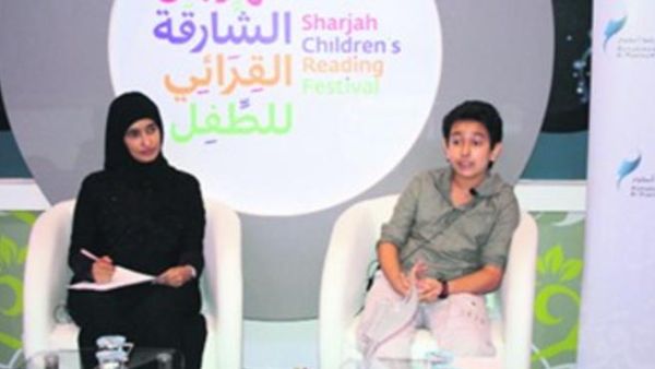 لؤي خالد أصغر كاتب عربي في معرض الشارقة القرائي للطفل