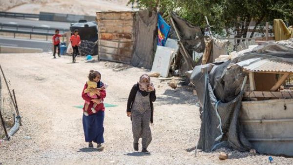 Bedouin village of Khan al-Ahmar (Twitter)