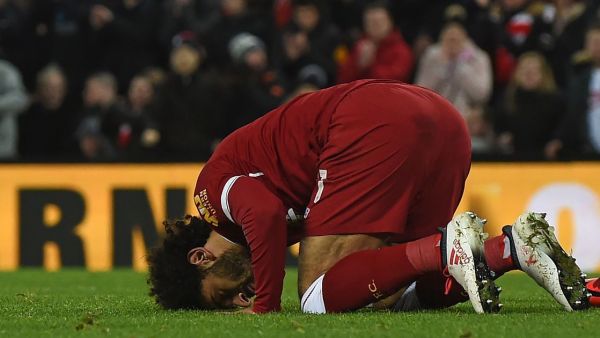 Egypt's well-known player, Mohammed Salah who plays for UK-based Liverpool Club and the Egyptians National Team. (AFP/File Photo)