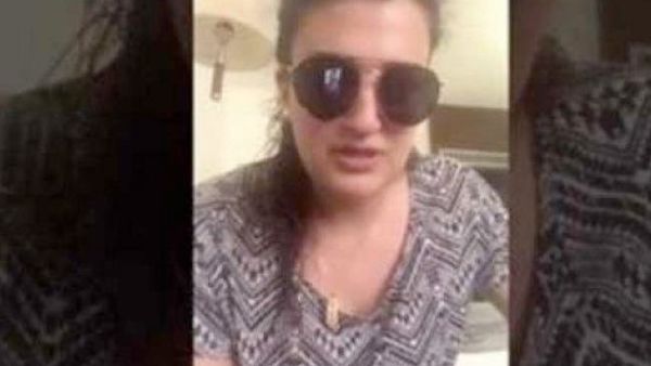 Lebanese tourist in Egypt published a video that contains inappropriate insults against Egypt, and she is now arrested. (Screenshot from the apology video)
