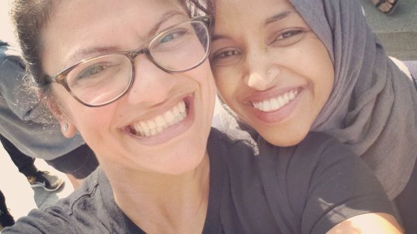 Rashida Tlaib (Left), the American-Palestinian Muslim who won Michigan elections last week besides Ilhan Omar, the first Somali-American Muslim woman to win in Minnesota (Right). (Twitter/Rashida Tlaib)