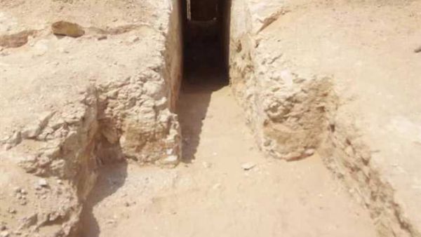 Gate to Pharaonic cemetery (Twitter)