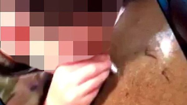 UK Soldier Snort Line of Cocaine (Twitter)
