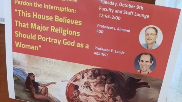 The event announcement that was put up in several places inside the university's campus. (Socialmedia)