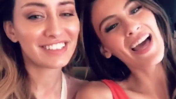 Sarah Idan posted an Instagram video from Jerusalem with her Israeli counterpart. (Screenshot/Instagram)