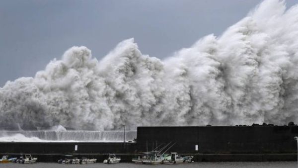 Series amount of energy in that wave in Japan (Twitter)