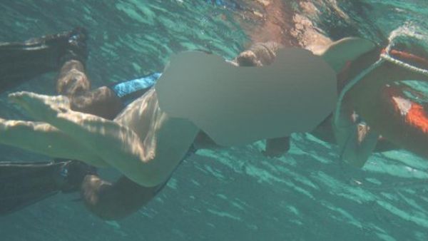 ‘Underwater’ sexual harassment (Twitter)