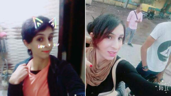 Malak Al-Kashif, an Egyptian transgender woman who was arrested by the Egyptian police on Tuesday after supporting calls for anti-government protests. (Twitter)