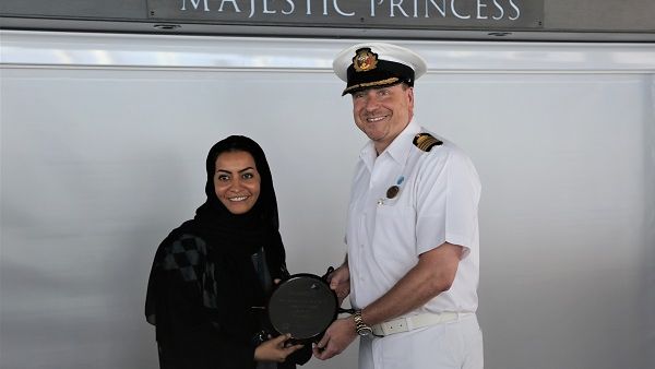 Majestic Princess at Abu Dhabi Cruise Terminal 2 Majestic Princess at Abu Dhabi Cruise Terminal 2
