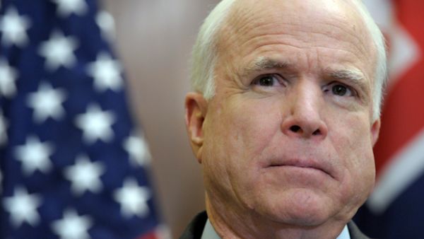 Arizona state Senator John McCain has urged for more US military action in Syria during the conflict's long life span, and arrived in Saudi Arabia this week to discuss the US's upcoming train and equip program for moderate Syrian rebels. (AFP/File) 