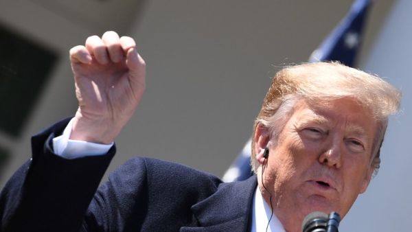 US President Donald Trump speaks during a joint press conference with Brazil's President. (AFP/ File Photo)