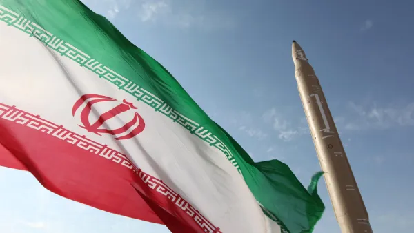 Iranian ballistic missile. (AFP/ File Photo)