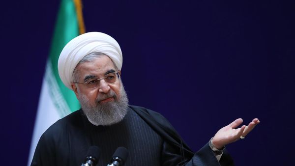 Iranian president Hassan Rouhani speaks at a conference in Tehran, on January 28. (AFP/ File)