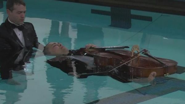 A Wisconsin university is preparing to stage a musical performance in a unique venue like underwater. (Video Screenshot)