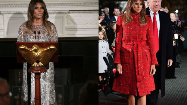 أجمل إطلالات السيدة الأولى الأمريكية خلال عام 2017