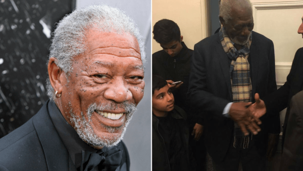 Morgan attended a majlis at a London mosque over the weekend. 
