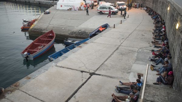 A rescue mission, including many Moroccans. (AFP) 
