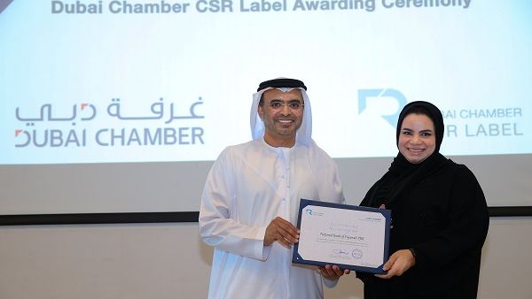 NBF accepting CSR Label Award