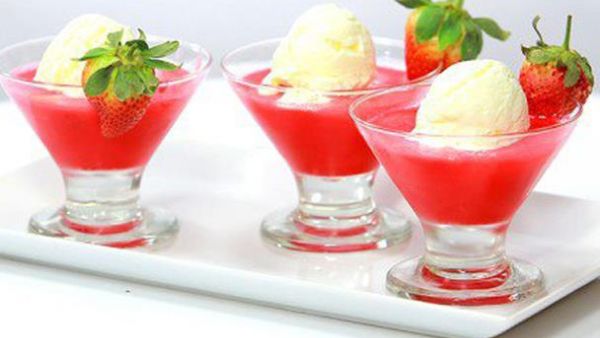 مهلبية بصوص الفراولة

