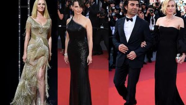النجمات يتألقن بالأسود في ختام مهرجان كان السينمائي