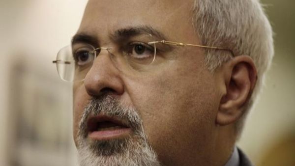 Iranian Foreign Minister Mohammad Javad Zarif talks to the press in Amman before his departure to Damascus.  [AFP] 