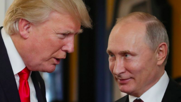 Trump and Putin hold historic summit in Helsinki (AFP Photo/Mikhail KLIMENTYEV)