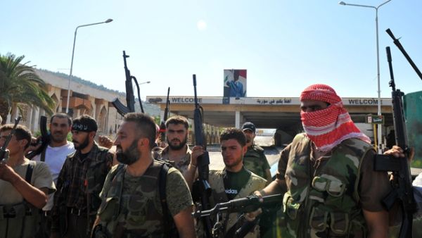 A file photo of Free Syrian Army fighters. (AFP/File)