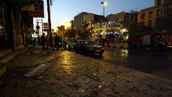 Iranians gather at the site of an explosion in Ahwaz, a town populated mainly by Arabs in south-west Iran, in October 2005. (AFP/File)