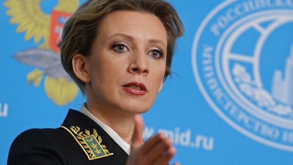 Russian Foreign Ministry Spokeswoman Zakharova. (Twitter)