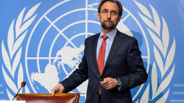 United Nations Human Rights chief Zeid Ra'ad Al-Hussein. (AFP/File) United Nations Human Rights chief Zeid Ra'ad Al-Hussein. (AFP/File)