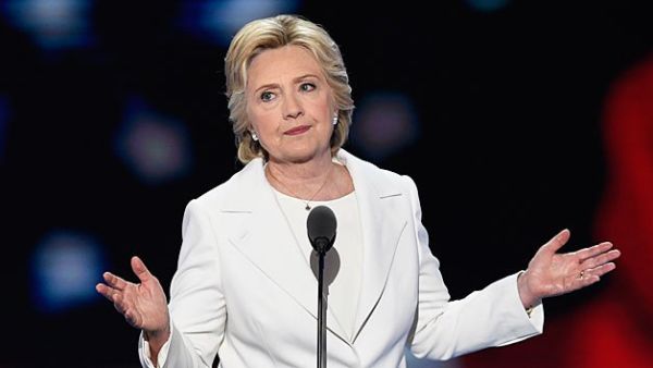 Hillary Clinton at the Democratic National Convention on July 28, 2016 in Philadelphia. (AFP/File)