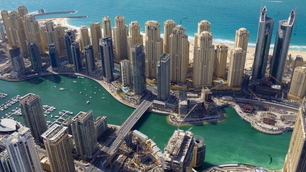 An aerial shot of Dubai. (YouTube)