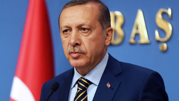 Turkish President Recep Tayyip Erdogan during a press conference in Ankara. (AFP/File)