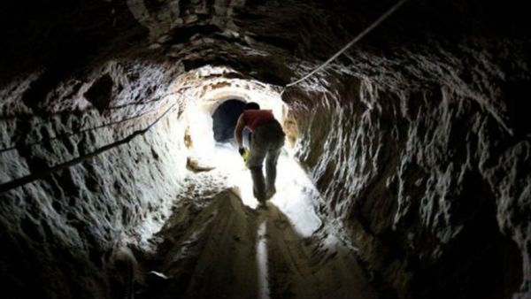 Since the 2013 military coup against President Mohamed Morsi, Egyptian authorities have cracked down on the tunnels along border with the Palestinian territory. (AFP/File)
