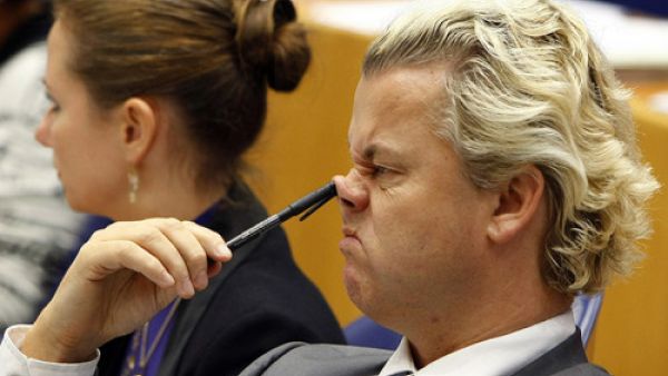 Dutch politician Geert Wilders in 2009: Not only is the man racist but he's unsophisticated too! (AFP/Marcel Antonisse)