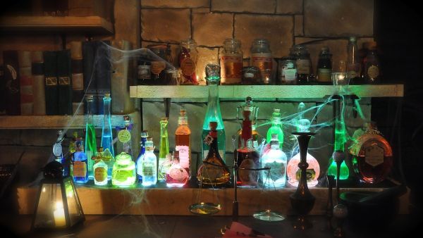 The food and makeup items carry stickers claim that they have been "blessed with recitation." (File photo)