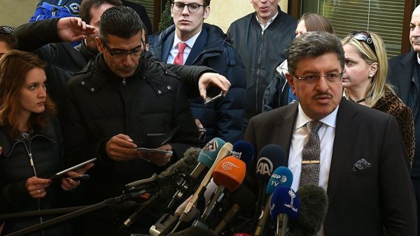 Spokesman for the Syrian opposition, Salam Al Meslet. (AFP/File)